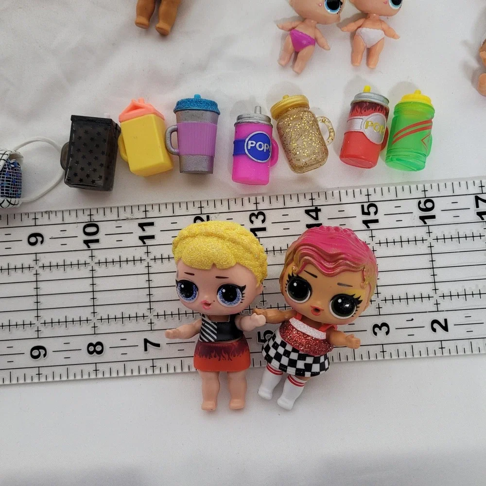 LOL Surprise Doll Mega Lot Figures Lil Sisters Accessories Clothes Bottles 20pc+